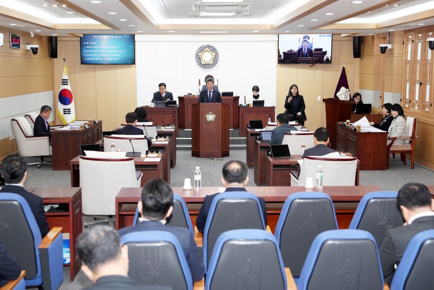 제320회 태안군의회 임시회 폐회